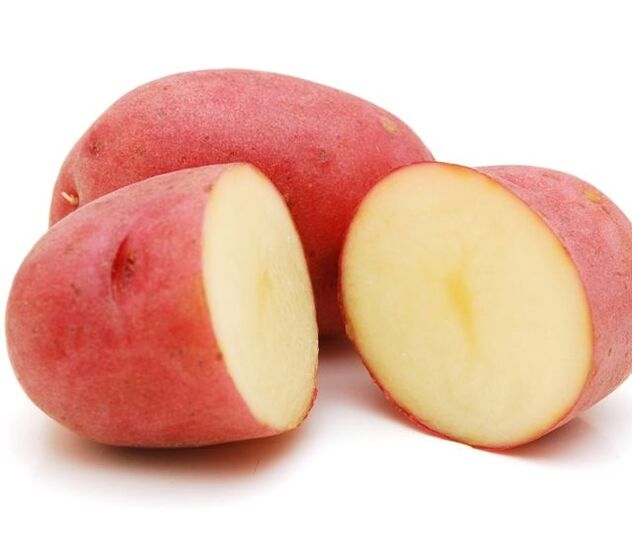 Rote Kartoffeln sind ein beliebtes Mittel gegen Papillome an den Lippen. 